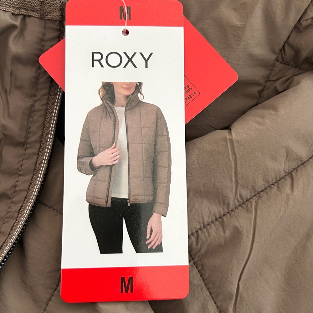 Roxy Women's Brown Puffer Jacket